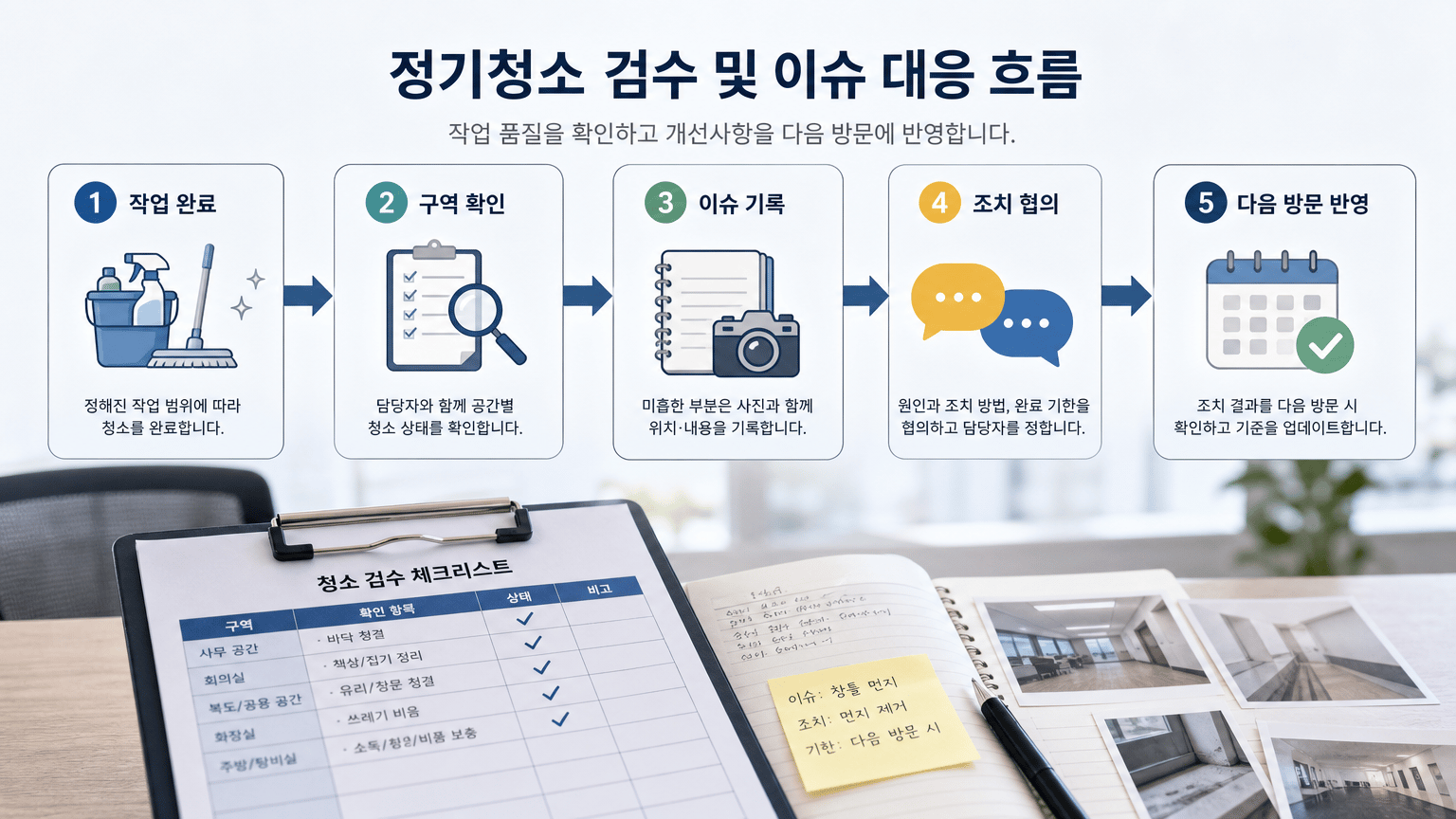 양주 정기청소 계약 전 확인할 방문 주기와 검수 기준